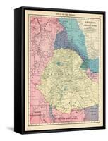 1913, Ethiopia, Africa, Abyssinia and Surrounding Countries-null-Framed Stretched Canvas