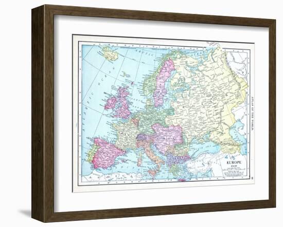 1913, Europe-null-Framed Giclee Print