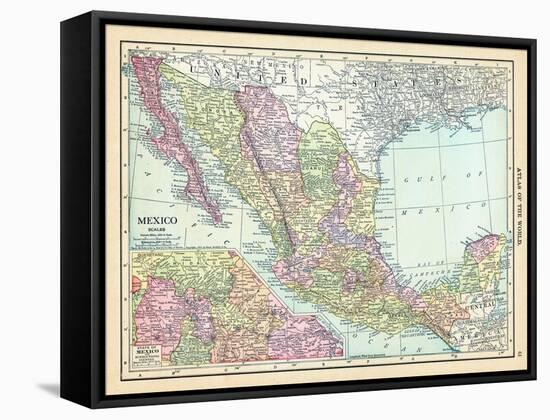 1913, Mexico, Central America-null-Framed Stretched Canvas