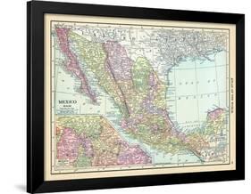 1913, Mexico, Central America-null-Framed Giclee Print