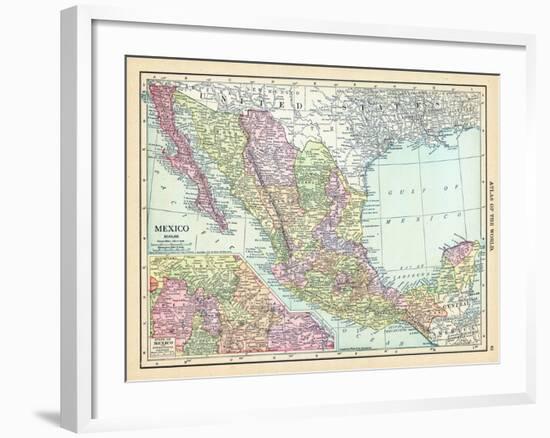 1913, Mexico, Central America-null-Framed Giclee Print