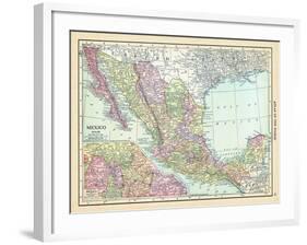 1913, Mexico, Central America-null-Framed Giclee Print