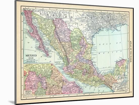 1913, Mexico, Central America-null-Mounted Giclee Print