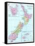 1913, New Zealand, Oceania, New Zealand, Tasmania and Fiji Islands-null-Framed Stretched Canvas