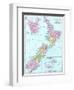 1913, New Zealand, Oceania, New Zealand, Tasmania and Fiji Islands-null-Framed Giclee Print