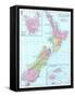 1913, New Zealand, Oceania, New Zealand, Tasmania and Fiji Islands-null-Framed Stretched Canvas