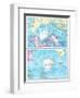 1913, North Pole, South Pole, North and South Polar Regions-null-Framed Premium Giclee Print