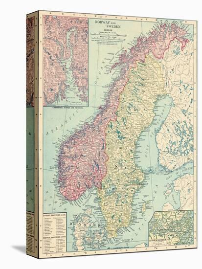 1913, Norway, Sweden, Europe, Norway and Sweden-null-Stretched Canvas