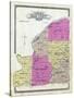 1913, Osage County Outline Map, Missouri, United States-null-Stretched Canvas