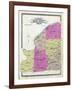 1913, Osage County Outline Map, Missouri, United States-null-Framed Giclee Print