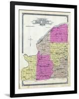 1913, Osage County Outline Map, Missouri, United States-null-Framed Giclee Print