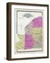 1913, Osage County Outline Map, Missouri, United States-null-Framed Giclee Print