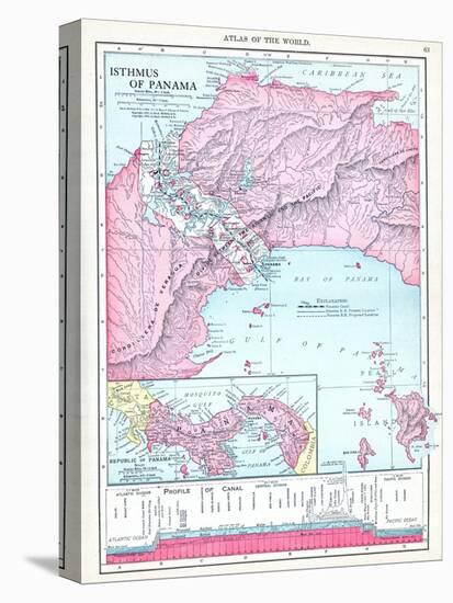 1913, Panama, Central America, Isthmus of Panama-null-Stretched Canvas