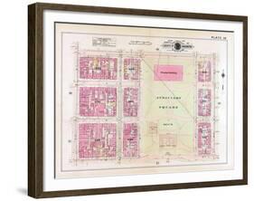 1913, Plate 36, Judiciary Square, District of Columbia, United States-null-Framed Giclee Print