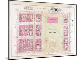 1913, Plate 36, Judiciary Square, District of Columbia, United States-null-Mounted Giclee Print