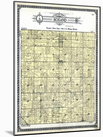 1913, Roxand Township, Mulliken, Hoytville, Needmore, Michigan, United States-null-Mounted Giclee Print