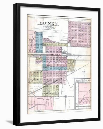 1913, Sidney, Wellners Addition, Nebraska, United States-null-Framed Giclee Print