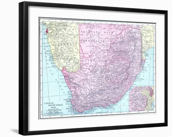 1913, South Africa, Africa, Union of South Africa-null-Framed Giclee Print