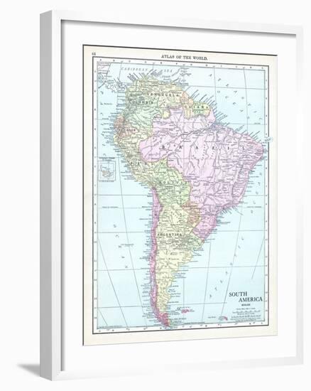 1913, South America-null-Framed Giclee Print