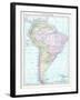 1913, South America-null-Framed Giclee Print