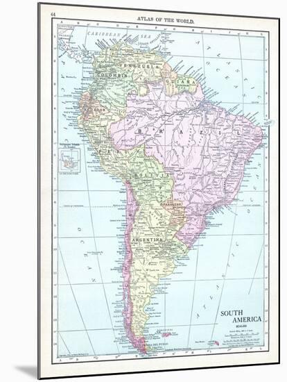 1913, South America-null-Mounted Giclee Print