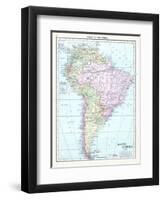 1913, South America-null-Framed Premium Giclee Print