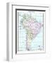 1913, South America-null-Framed Premium Giclee Print