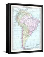 1913, South America-null-Framed Stretched Canvas