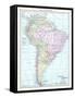 1913, South America-null-Framed Stretched Canvas