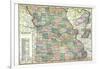 1913, State Map, Missouri, United States-null-Framed Giclee Print