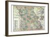 1913, State Map, Missouri, United States-null-Framed Giclee Print