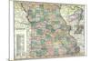 1913, State Map, Missouri, United States-null-Mounted Giclee Print