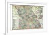 1913, State Map, Missouri, United States-null-Framed Premium Giclee Print
