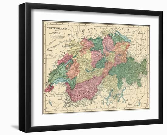 1913, Switzerland, Europe-null-Framed Giclee Print