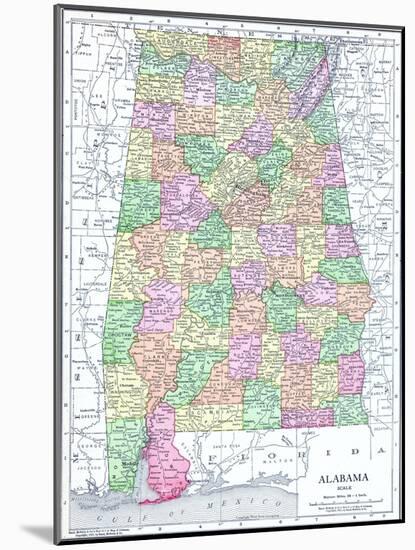 1913, United States, Alabama, North America-null-Mounted Giclee Print