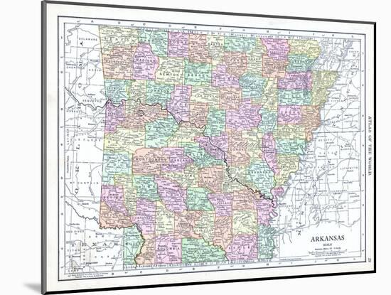 1913, United States, Arkansas, North America-null-Mounted Giclee Print