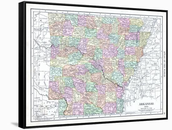 1913, United States, Arkansas, North America-null-Framed Stretched Canvas