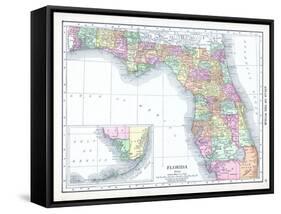 1913, United States, Florida, North America-null-Framed Stretched Canvas