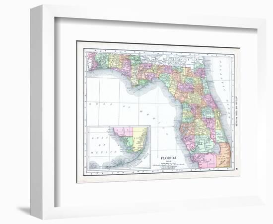 1913, United States, Florida, North America-null-Framed Giclee Print