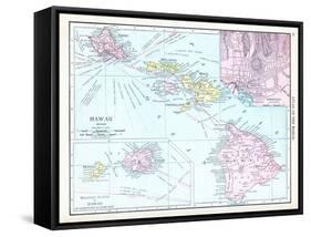 1913, United States, Hawaii, North America-null-Framed Stretched Canvas