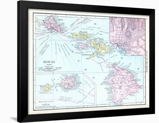 1913, United States, Hawaii, North America-null-Framed Giclee Print