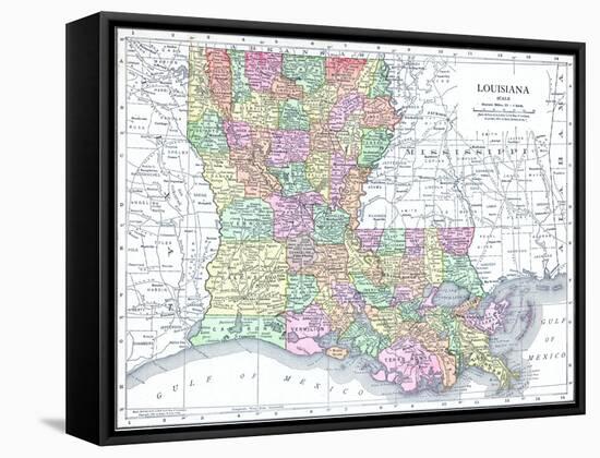 1913, United States, Louisiana, North America, Louisiana-null-Framed Stretched Canvas