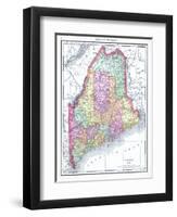 1913, United States, Maine, North America, Maine-null-Framed Giclee Print