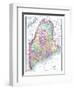 1913, United States, Maine, North America, Maine-null-Framed Giclee Print