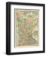 1913, United States, Minnesota, North America-null-Framed Premium Giclee Print