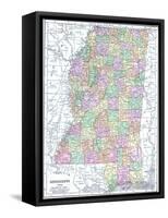 1913, United States, Mississippi, North America-null-Framed Stretched Canvas