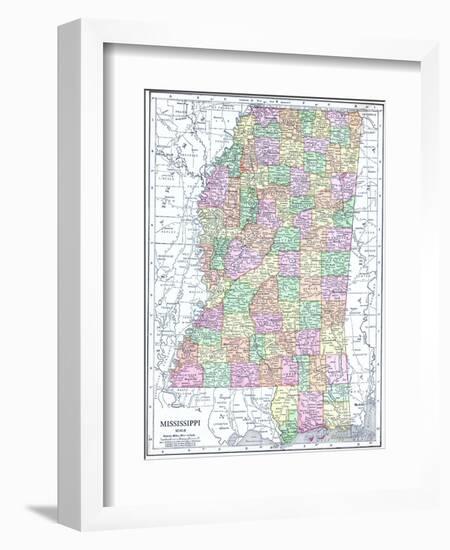 1913, United States, Mississippi, North America-null-Framed Giclee Print