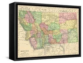 1913, United States, Montana, North America-null-Framed Stretched Canvas