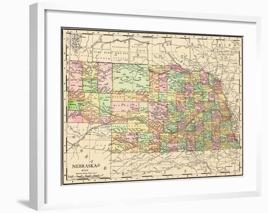 1913, United States, Nebraska, North America-null-Framed Giclee Print