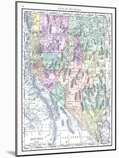 1913, United States, Nevada, North America, Nevada-null-Mounted Giclee Print